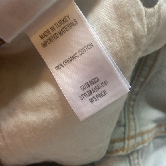 AGOLDE 90'S PINCH WAIST HIGH RISE STRAIGHT IN FORCE Sz 33 NEW - Picture 3 of 5